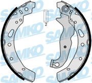 89300 Sada brzdových čelistí Samko