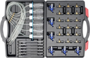 YT-7306 YATO Souprava na diagnostiku vstřikovačů,průtoková 31ks YT-7306 YATO